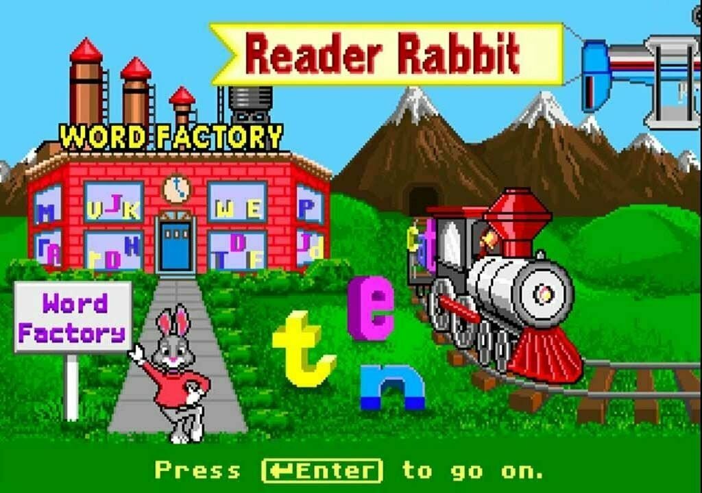Игра Reader Rabbit. Reader Rabbit 3.